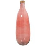 Jarrão Alexandra House Living Cor de Rosa Dourado Cristal 25 x 25 x 68 - D1621708