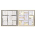 Home Esprit Pintura Abstrato Moderno 102,3 x 4,5 x 102,3 cm (2 Unidades) - S3055732