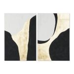 Home Esprit Pintura Abstrato Urbana 60 x 3 x 90 cm (2 Unidades) - S3055699