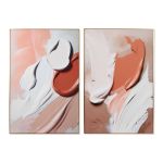 Home Esprit Pintura Abstrato Moderno 80 x 3 x 120 cm (2 Unidades) - S3055689