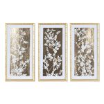 Home Esprit Pintura Oriental 30 x 3,5 x 60 cm (3 Unidades) - S3053472