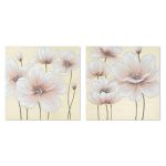 Home Esprit Pintura Shabby Chic 80 x 3 x 80 cm (2 Unidades) - S3054744