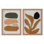 Home Esprit Pintura Abstrato Urbana 30 x 2,5 x 40 cm (2 Unidades) - S3055612