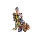 Home Esprit Figura Decorativa Multicolor Cão 17 x 25 x 27 cm - S3054998