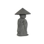 Home Esprit Figura Decorativa Cinzento Monge Oriental 30 x 30 x 51 cm - S3056068