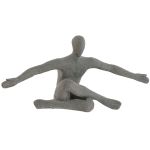 Home Esprit Figura Decorativa Cinzento 57 x 19,5 x 26,8 cm - S3054027