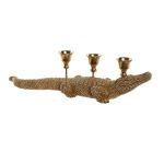 Home Esprit Figura Decorativa Dourado Candelabro 42,5 x 12,5 x 11,5 cm - S3055913