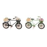 Home Esprit Figura Decorativa Preto Menta Bicicleta Vintage 24 x 9 x 13 cm (2 Unidades) - S3055078