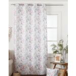 Bod Home Cortinas Estampadas Blackout 140x260cm 1234g 100% Poliéster Rosa