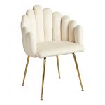 Presentes Miguel Cadeira Bhoja Veludo Beige