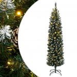 vidaXL Árvore de Natal Artificial Fina com 300 Luzes led 210 cm - 1708954029