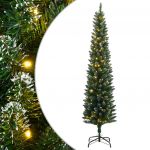 vidaXL Árvore de Natal Artificial Fina com 300 Luzes led 180 cm - 2354613429