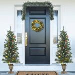 vidaXL 4 Peças Conjunto de Decorações de Natal para Porta Pvc - 2760991882