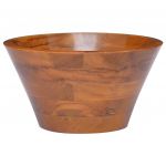 vidaXL Lavatório ?40x20 cm Madeira de Teca Maciça - 2757438335
