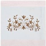 Bod Home Toalha de Mesa 40x110cm 120g 100% Poliéster Castanha Bordada