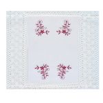 Bod Home Toalha de Mesa Quadrada 90x90cm 250g 100% Poliéster Bordo