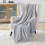 Bod Home Manta Suave 200x220cm 1000g 100% Poliéster Prateada
