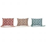 Home Esprit Almofada Castanho Turquesa Coral 30 X 10 X 20 cm 3 Unidades