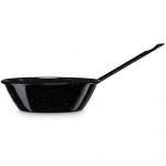 Briebe Frigideira Fritadeira Indução 22 cm Aço Esmaltado, 1,7 L Vitrocerâmica, Fogo, Gás, Forno Preto Levante