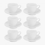 Viva Conjunto de 6 Chávenas de Café com Pires Hotel 8cl