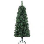 HomCom Árvore de Natal 180 cm Artificial com 528 Ramos e Suporte de Metal