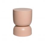 Sweeek Mesa de Apoio o Mesa de Cabeceira em Metal 32x42cm Rosa