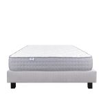 Luxury Literie Conjunto Colchão 140x200 cm Zen 20 cm Espuma de Memória, + Sommier Cinzento ep20cm