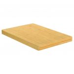 vidaXL Tábua de cortar 60x40x4 cm Bambu