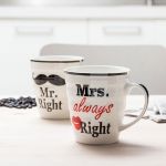 Canecas Mr. Right + Mrs. Always Right