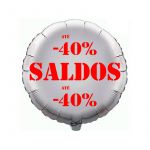 Balloons' Universe Balão de 45cm Saldos -40% Prateado : Enchimento - Vazio