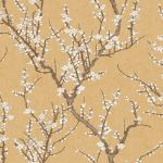 Ich Papel de Parede Hana 19032 Castanho/beige 53x1005cm Floral - 19032
