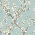 Ich Papel de Parede Hana 19031 Azul 53x1005cm Floral - 19031