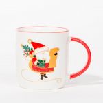 Caneca de Natal Santa Pai Natal com Presentes