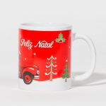 Caneca Feliz Natal Pai Natal