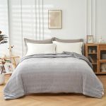 Viva Colcha Padded Cinza 220x240cm
