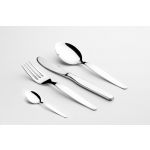 Utilinox Set 12 Faca 3MM Bife, Churrasco, Serrilhada Liso Inox