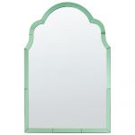 Beliani Espelho de Parede com Moldura em Mdf Verde 60 x 89 cm para Decoração de Destaque