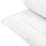 Beliani Edredão Simples com Enchimento em Microfibra de Poliéster Extra Quente 200 x 220 cm Indicado para Pessoas com Alergias
