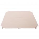 Beliani Plataforma para Colchão de Água 180 x 200 cm Suporte de Colchão de Água 10 Travessas 2 Placas de MDF Acessórios de Colchão de Água