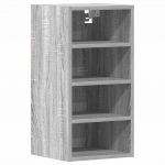vidaXL Armário Suspenso 30x29,5x60cm Derivados Madeira Cinzento Sonoma - 3484352102