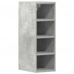 vidaXL Armário Suspenso 20x29,5x60 cm Derivados Madeira Cinza Cimento - 2712862641