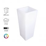 Sweeek Vaso de Luz led com Bateria Interior/exterior Jarra led 75cm Multicolor 32x32x75 cm
