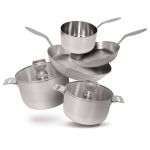 Master Swiss Cookware Set - Conjunto de Panelas e Frigideiras 3-Ply Aço Inoxidável