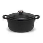 Master Swiss Panela de Ferro Fundido 24cm Ferro Fundido Preto