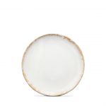 Prato Salada/Sobremesa Amazonia - Grés fino Porcelânico Branco (4 unidades)