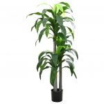 vidaXL Árvore Dracaena Artificial 36 Folhas 180 cm Verde - 4048644147