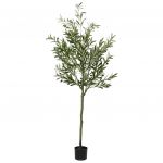 vidaXL Oliveira Artificial 700 Folhas 180 cm Verde - 3903709535