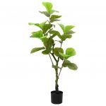 vidaXL Figueira Artificial 30 Folhas 125 cm Verde - 2168167612