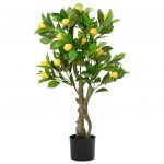 vidaXL Limoeiro Artificial 234 Folhas 90 cm Verde - 2552278525