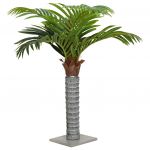 vidaXL Palmeira Artificial 12 Folhas 150 cm Verde - 4022347078